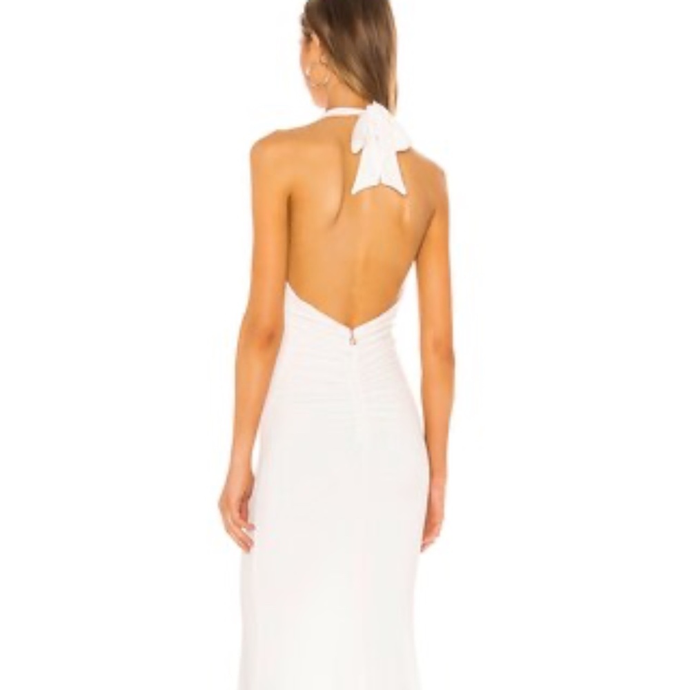 Nookie x REVOLVE Illegal Halter Gown in White - Picture 3 of 13